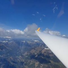 Flugwegposition um 10:37:22: Aufgenommen in der Nähe von Mürzsteg, Österreich in 2152 Meter
